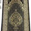 Coffret Cadeau Musulman-Saint Coran en arabe Tapis de prière, Tesbih, Siwak (Noir)