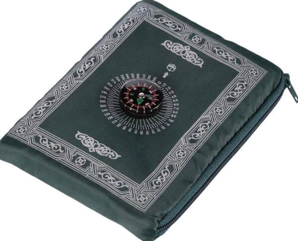 Tapis de Prière de Poche Vert