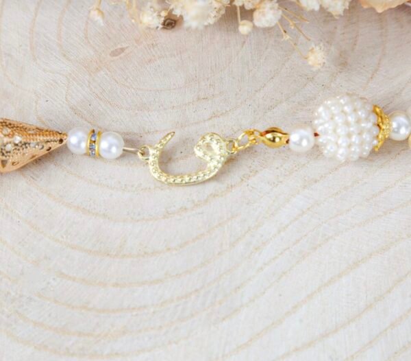 tesbih 99 perles blanc
