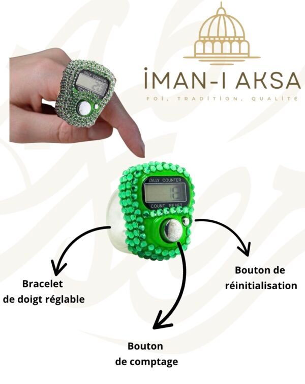 cadeau tapis prière musulman vert